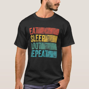 Camiseta Comer Loot Del Sueño Repetir Llama Distancia De La