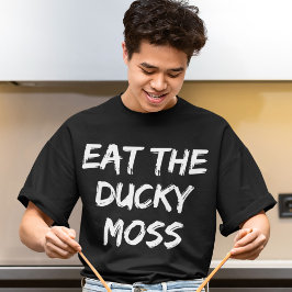 Camiseta Comer los Ducky Moss Itadakimasu Graciosa Comida J
