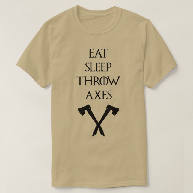 Camiseta Comer los ejes de espera de suspensión 5 (Diseño del anverso)