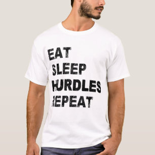 Camiseta Comer los obstáculos de sueño repetir