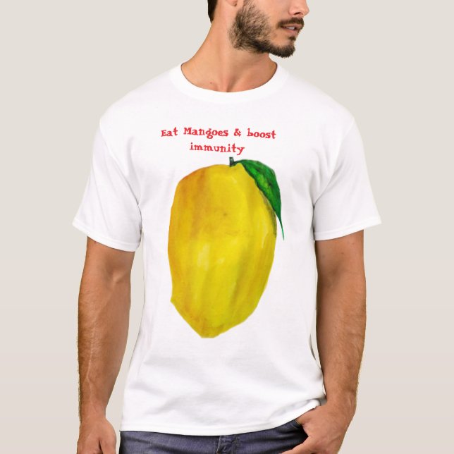 Camiseta Comer mangos aumenta la inmunidad (Anverso)