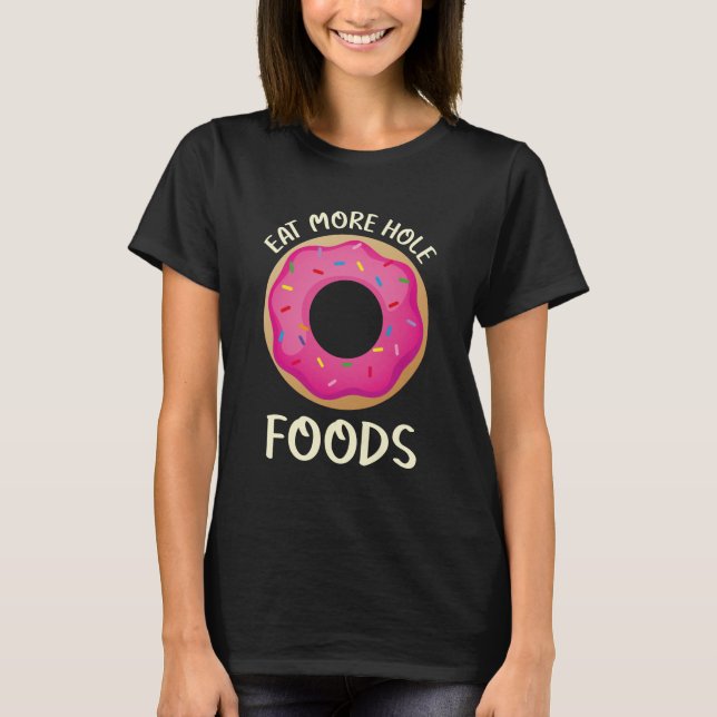 Camiseta Comer más alimentos vacíos - No (Anverso)