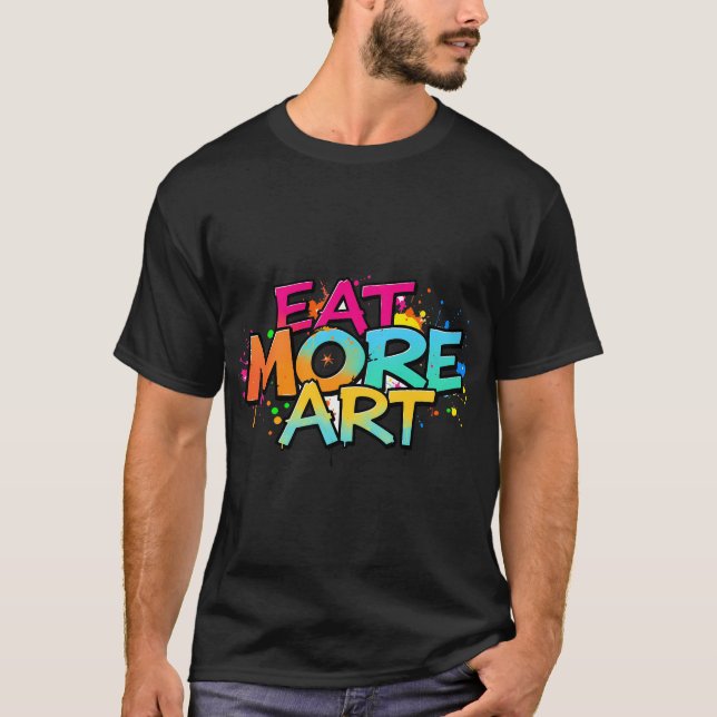 CAMISETA COMER MÁS ARTE (Anverso)