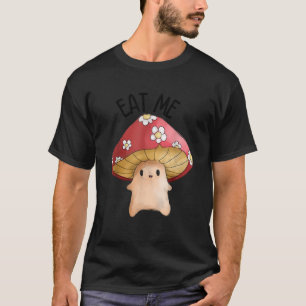 Camiseta Comer Me Hongos Cute Plantas Terrario Hongos Morel