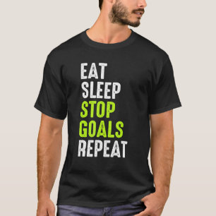 Camiseta Comer Metas De Paro De Sueño Para Un Fútbol De Goa