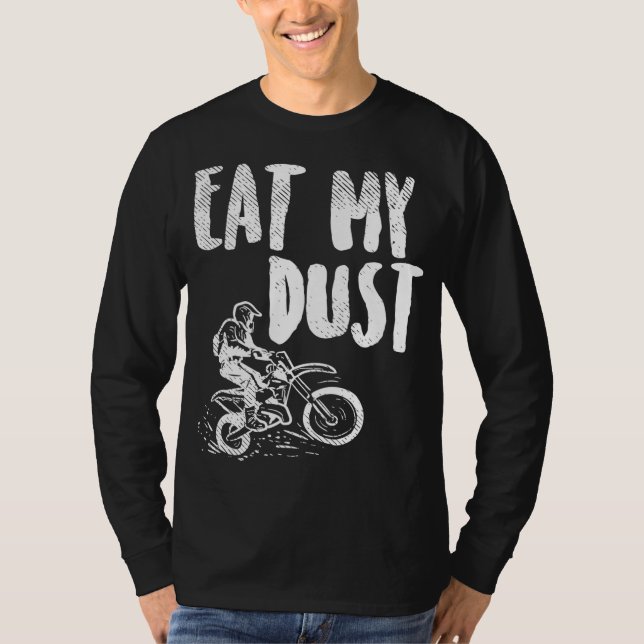 Camiseta Comer mi moto de suciedad moto moto moto pista R (Anverso)