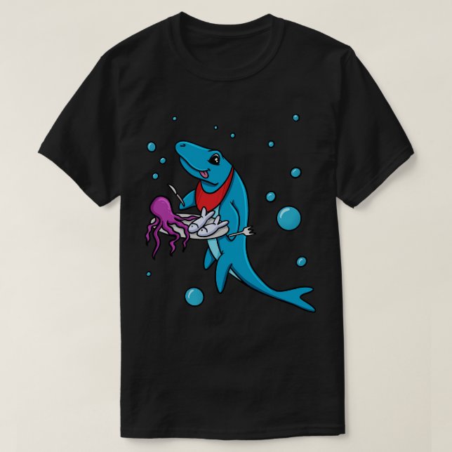 Camiseta Comer Mosasauro (Diseño del anverso)