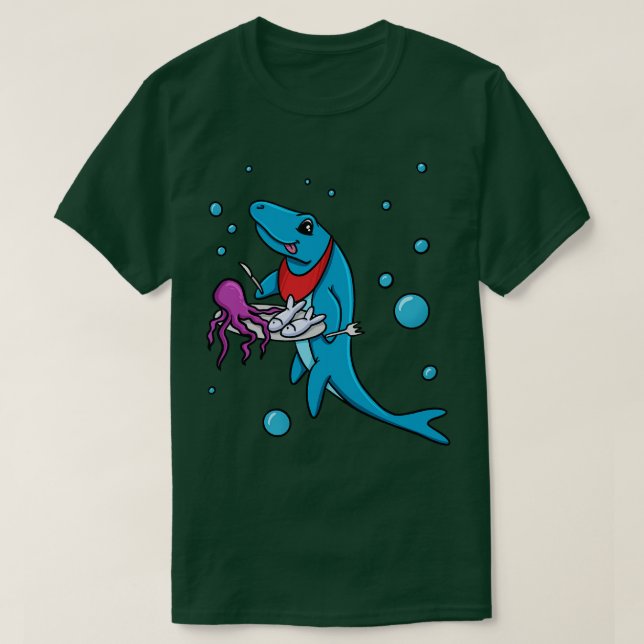 Camiseta Comer Mosasauro (Diseño del anverso)