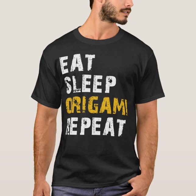 Camiseta comer origami (Anverso)