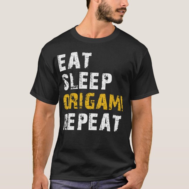 Camiseta comer origami (Anverso)