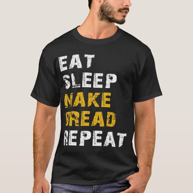 Camiseta comer pan de dormir (Anverso)