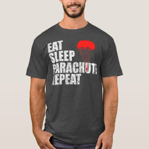 Camiseta Comer paracaídas de sueño repetición 1
