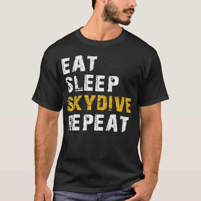 Camiseta comer paracaidismo (Anverso)
