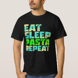 Camiseta comer pasta de dormir