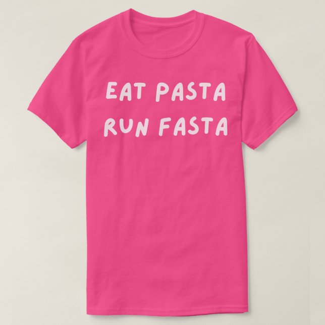 Camiseta comer pasta de segunda mano (Diseño del anverso)