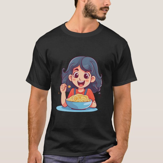 Camiseta Comer Pasta Pasta (Anverso)