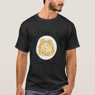 Camiseta Comer pasta spaghetti comida italiana