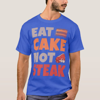 Camiseta Comer pasteles sin carne Vegetariano