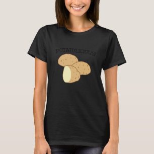 Camiseta Comer Patatas Comida Saludable Pasatiempo Chef Ver