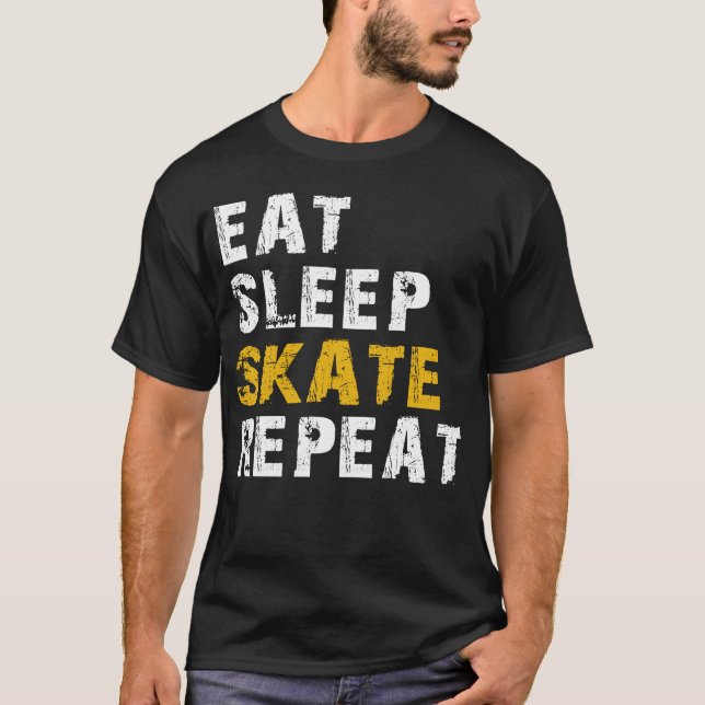 Camiseta comer patín dormido (Anverso)