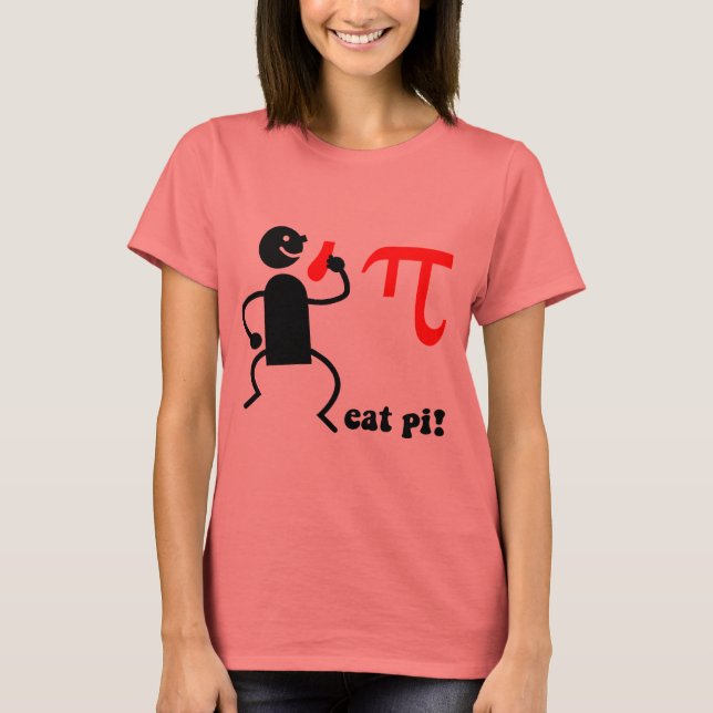 Camiseta Comer pi divertido (Anverso)