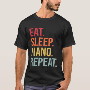 Camiseta Comer piano de sueño repetición 1