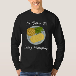 Camiseta Comer piñas Frutas Frutas tropicales