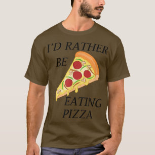 Camiseta Comer pizza hambrienta comida italiana Pizza Chef