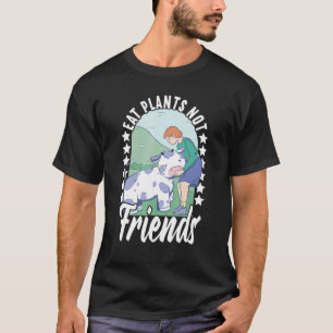 Camiseta Comer Plantas No Amigos Vegan Veggie Vegan