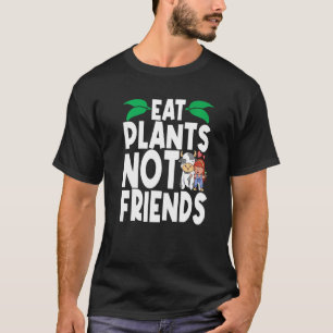 Camiseta Comer Plantas No Amigos Vegan Veggie Vegan