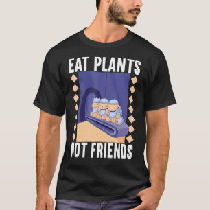 Camiseta Comer Plantas No Amigos Vegan Veggie Vegan