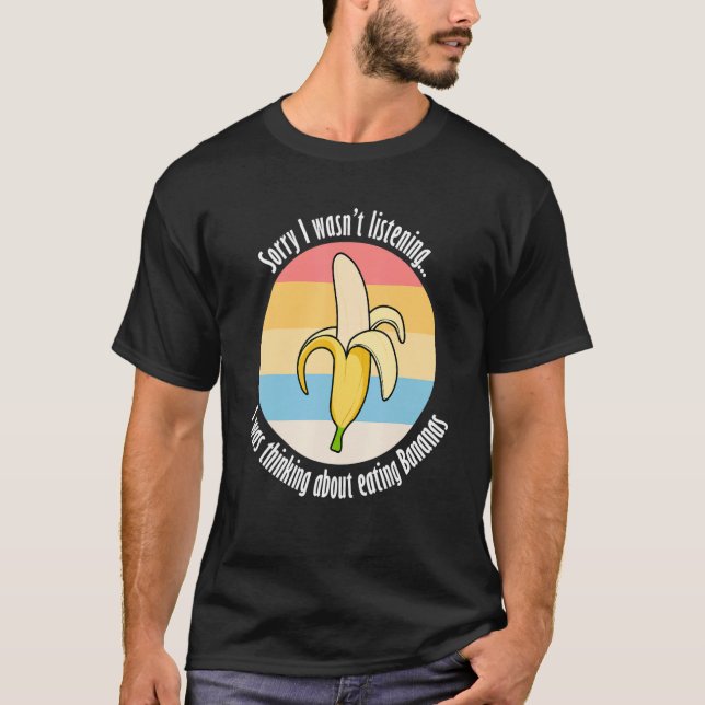 Camiseta Comer plátanos con frutas exóticas (Anverso)