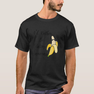 Camiseta Comer plátanos deliciosos frutos tropicales