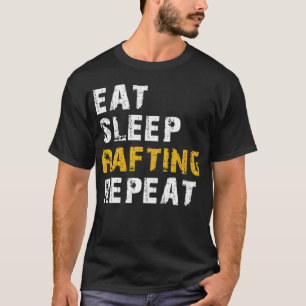 Camiseta comer rafting de sueño