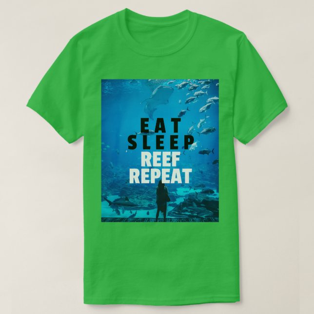 CAMISETA COMER REPETICIÓN DE ARRECIFES DE SUEÑO (Diseño del anverso)