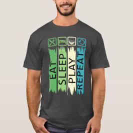 Camiseta Comer repitiendo el juego de sueño