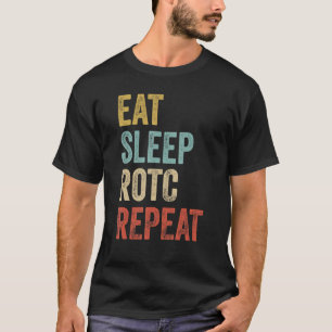 Camiseta Comer ROTC de sueño repetir ROTC US ROTC 1