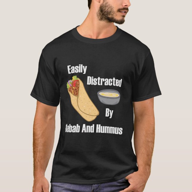 Camiseta Comer Shawarma Turco Donante de Comida (Anverso)