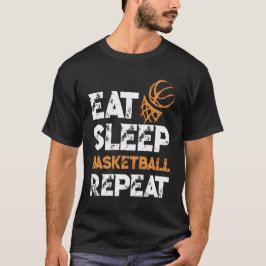 Camiseta Comer Sleep Basketball Repetir Dunk Regalo