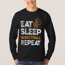 Camiseta Comer Sleep Basketball Repetir Dunk Regalo