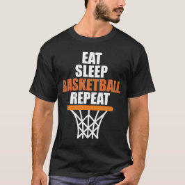 Camiseta Comer Sleep Basketball Repetir el baloncesto