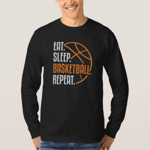 Camiseta Comer Sleep Basketball Repetir el entrenador depor