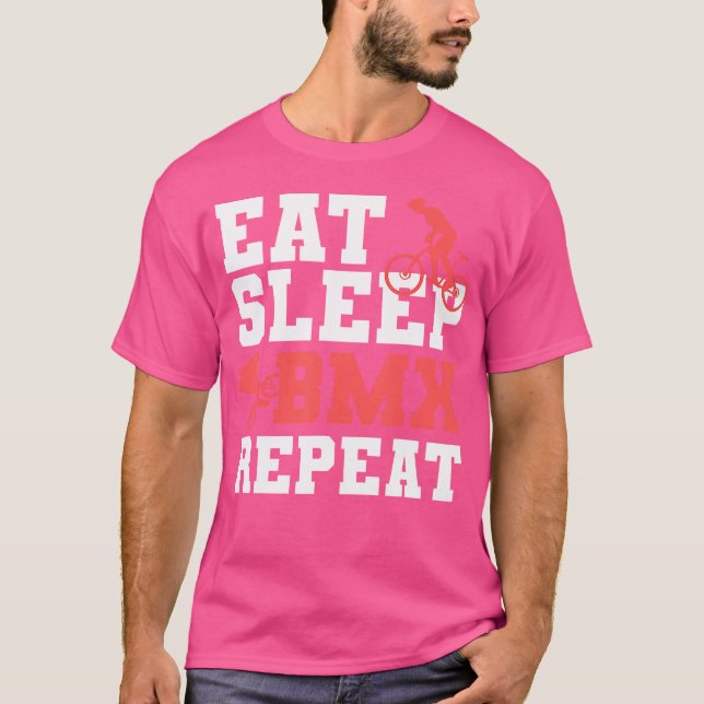 Camiseta Comer Sleep Bmx Repetir (Anverso)
