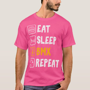 Camiseta Comer Sleep Bmx Repetir Bike Bmx Rider