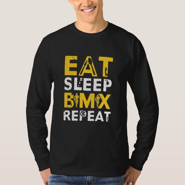 Camiseta Comer Sleep Bmx Repetir Bmx (Anverso)