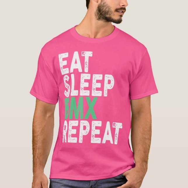 Camiseta Comer Sleep Bmx Repetir Bmx (Anverso)