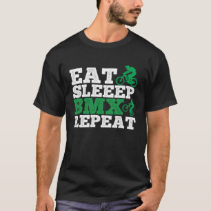 Camiseta Comer Sleep Bmx Repetir Bmx Rider
