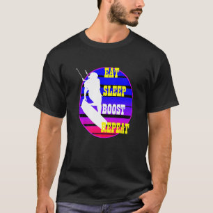 Camiseta Comer Sleep Boost Repetir Kitesufer Purple Blue Re
