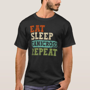 Camiseta Comer Sleep Canicross Repetir Perro Corriendo Cach