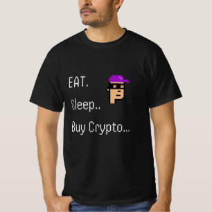 Camiseta Comer Sleep Comprar Crypto Crypto T-Shirt Regalo